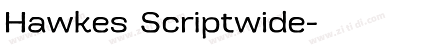 Hawkes Scriptwide字体转换